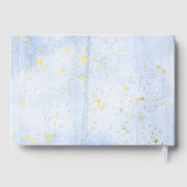 「冒険を始めよう!」 旅行マップ赤ちゃんシャワー ゲストブック (裏面)