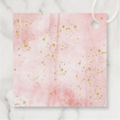 「冒険を始めよう！」 旅行マップ赤ちゃんシャワー フェイバータグ (裏面)