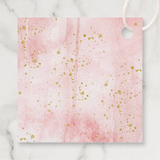 「冒険を始めよう！」 旅行マップ赤ちゃんシャワー フェイバータグ (裏面)