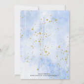 「冒険を始めよう！」 旅行マップ赤ちゃんシャワー 招待状 (裏面)