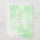 「冒険を始めよう！」 旅行マップ赤ちゃんシャワー 招待状 (裏面)