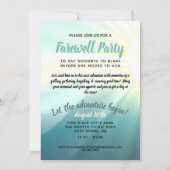 冒険を始めるお別れパーティの招待状 招待状 (正面)