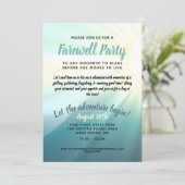 冒険を始めるお別れパーティの招待状 招待状 (スタンド正面)