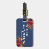 冒険を始めるフローラ ラゲッジタグ (正面縦)