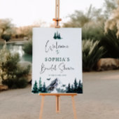 冒険を始めるブライダルシャワーウェルカムサイン ポスター