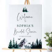 冒険を始めるブライダルシャワーウェルカムサイン ポスター