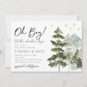 冒険を始めるベビーシャワー招待状 招待状 (正面)