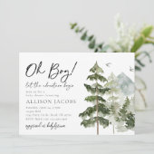 冒険を始めるベビーシャワー招待状 招待状 (スタンド正面)