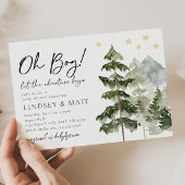 冒険を始めるベビーシャワー招待状 招待状