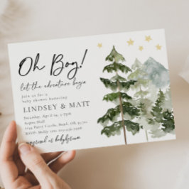 冒険を始めるベビーシャワー招待状 招待状