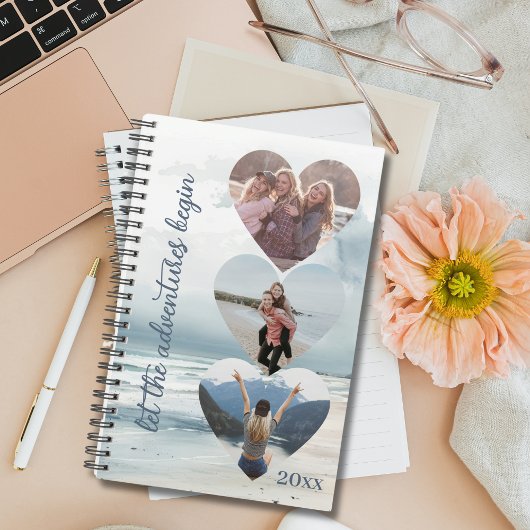 冒険を始める友達を写真で旅しよう プランナー手帳