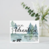 冒険を始める水の色が妊娠を支える 案内ポストカード (スタンド正面)