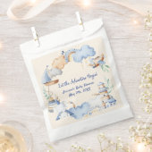 冒険を始める男の子ベビーおもちゃ赤ちゃんシャワー フェイバーバッグ (クリップ留めされた状態)