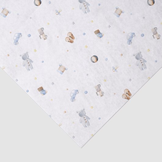 冒険を始める男の子ベビーおもちゃ赤ちゃんシャワー 薄葉紙 (詳細)