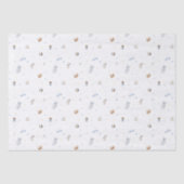 冒険を始める男の子ベビーおもちゃ赤ちゃんシャワー 薄葉紙 (正面)