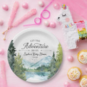 冒険を始める赤ちゃんシャワー紙プレート ペーパープレート (パーティー)