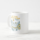 冒険を始める コーヒーマグカップ (正面左)