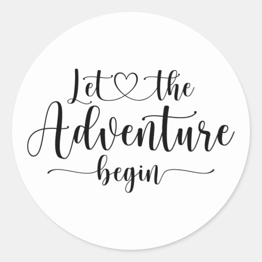 冒険を始める ラウンドシール (正面)