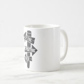 冒険を始めるSigpost Travel コーヒーマグカップ (正面右)