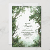 冒険を山の男の子の赤ちゃんシャワーを始める 招待状 (正面)