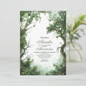 冒険を山の男の子の赤ちゃんシャワーを始める 招待状 (スタンド正面)