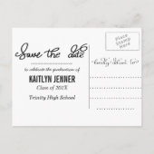 冒険を手書きで始める | 卒業 案内ポストカード (裏面)