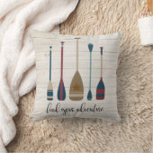 冒険を探す海岸のビーチオールズ クッション (ブランケット)