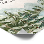 冒険を森の中で始めようベビー ポスター (角)