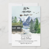 冒険を水の色の山に 招待状 (正面)