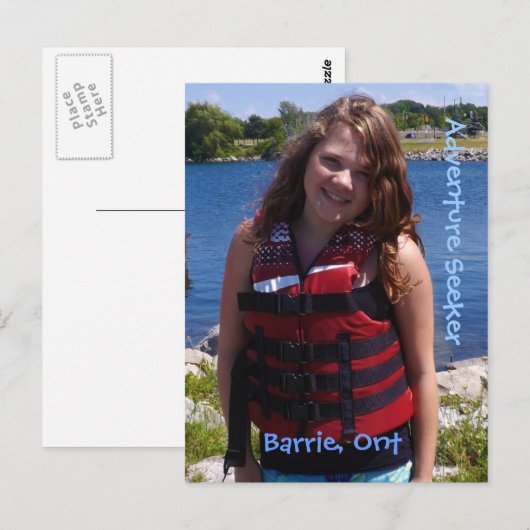 冒険を求める人 ポストカード (正面/裏面)