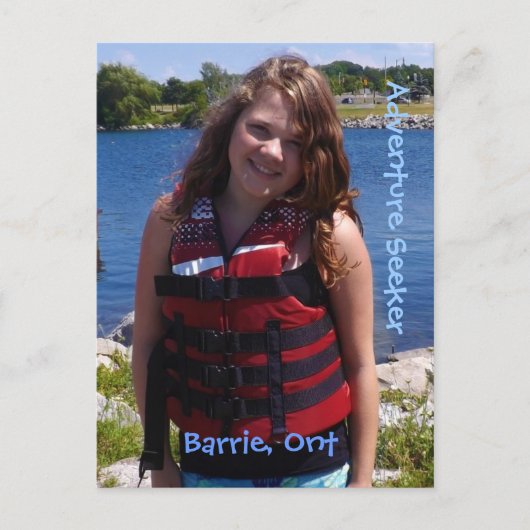 冒険を求める人 ポストカード (正面)