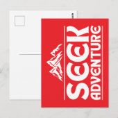 冒険を求める ポストカード (正面/裏面)