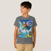 冒険を求める：世界の向こう Tシャツ (正面フル)