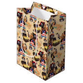 冒険を解き放つ：海賊熊 ミディアムペーパーバッグ (正面アングル)