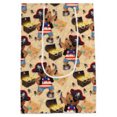 冒険を解き放つ：海賊熊 ミディアムペーパーバッグ (裏面)