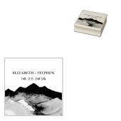 冒険を野外の山の結婚始める ラバースタンプ (押印)