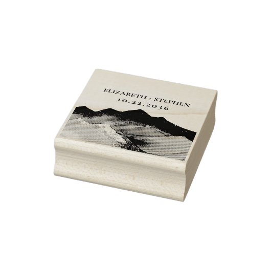 冒険を野外の山の結婚始める ラバースタンプ (スタンプ)