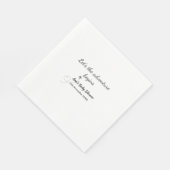 冒険を開始ベビースシャワーに名前を追加dat スタンダードランチョンナプキン (角)