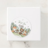 冒険を開始Woodland Animals赤ちゃんシャワー フェイバータグ (インサイチュ)