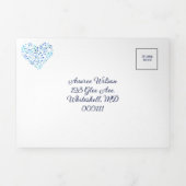 冒険を青いフローラ 三つ折り招待状 (カバー)