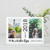 冒険を2枚の写真を撮り始める 招待状 (スタンド正面)