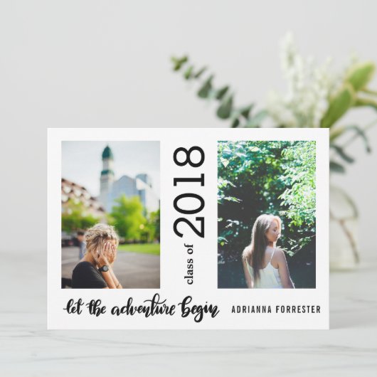 冒険を2枚の写真を撮り始める 招待状 (スタンド正面)