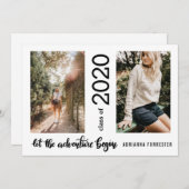 冒険を2020年の大学院クラスに進めよう 招待状 (正面/裏面)