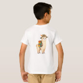 冒険アルパカ Tシャツ (裏面フル)
