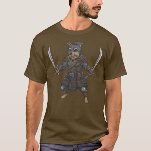 冒険オーストラリアン・シルキー・テリア剣闘士 Tシャツ (正面)