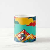 冒険カラフル コーヒーマグカップ (中央)