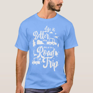 冒険キャンプ好きな友達 Tシャツ