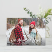 冒険モダンが始まる木材にブラシ セーブザデート (スタンド正面)