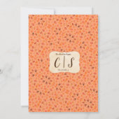 冒険ロッキー山の目的地の結婚式を開始 招待状 (裏面)