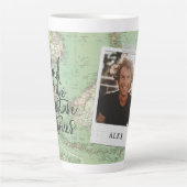 冒険ヴィンテージマッスタイリッシュプ写真卒業 カフェラテマグ (正面)